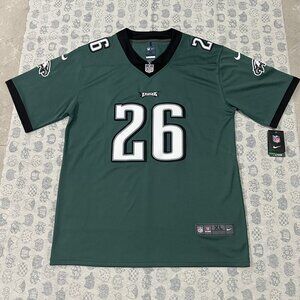 Nike Saquon Barkley #26 Philadelphia Eagles Nfl Football Green Jersey